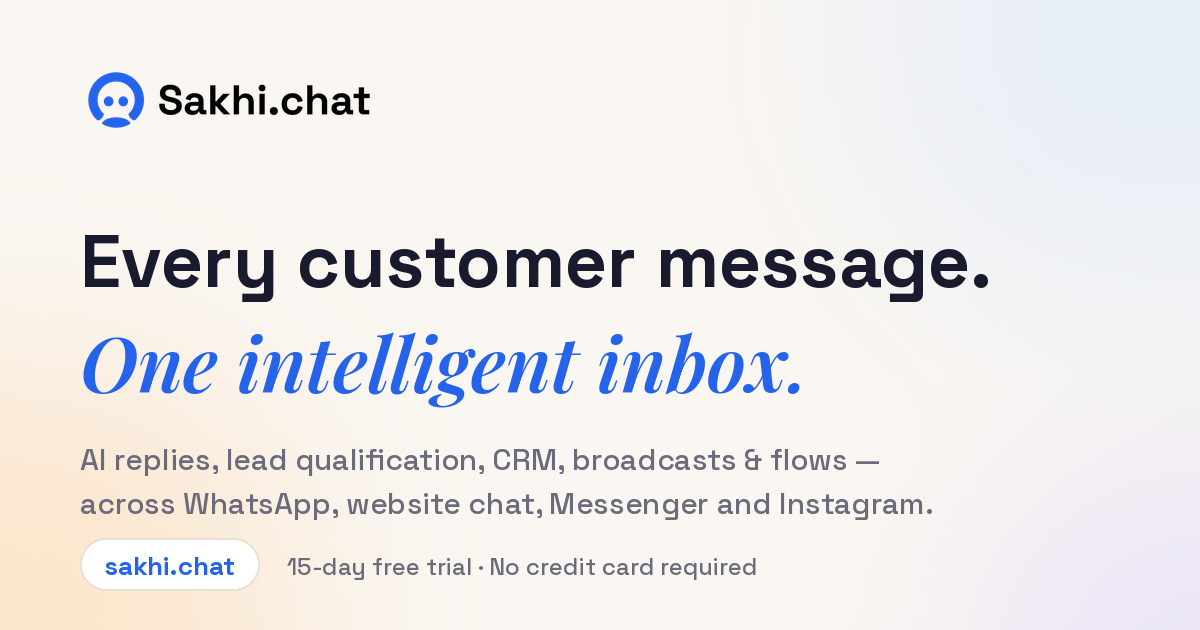 Sakhi Chat — official preview image